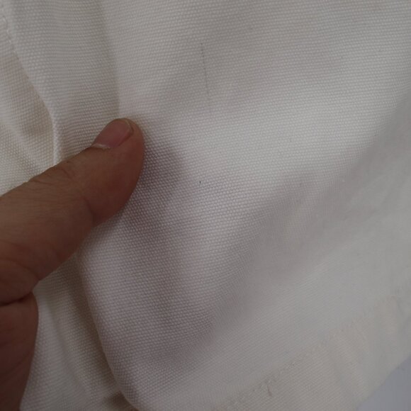 NWT Uskees workshirt Mens small button front work shirt cream organic cotton - Picture 2 of 16